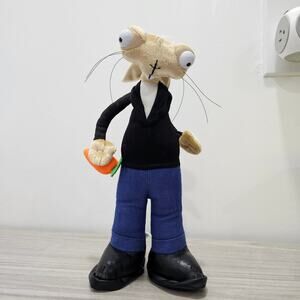 Blink 182 VIP Bunny Rabbit Plush Holding Corrrot Jean Moto Jacket Concert 2023